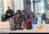Iranian Pilgrims Crossing Mehran Border