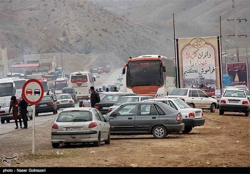 مسیر چوار-ایوان-کرمانشاه مسیر بدون ترافیک برای بازگشت زائران