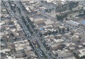 تصاویر هوایی از حجم بالای تردد در محور ایلام - مهران