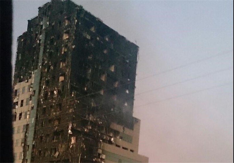 آتش‌سوزی ساختمان شهید تندگویان پارس جنوبی مهار شد