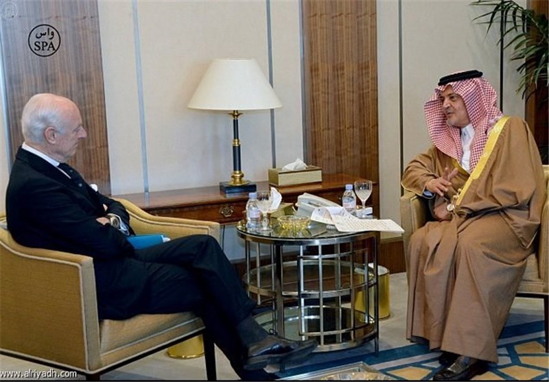 سعودالفیصل با فرستاده ویژه سازمان ملل در امور سوریه دیدار کرد