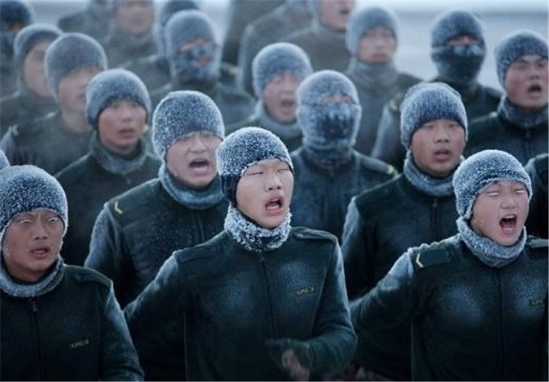 تصاویرسربازان چینی در دمای زیر انجماد l◉l