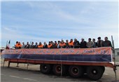 رژه ماشین‌آلات راهداری در زنجان برگزار شد