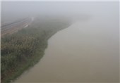 مه غلیظ شهرهای خوزستان را فرا گرفت 📷▶