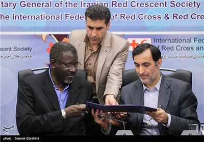 Press Conference of IFRC Secretary General in Tehran