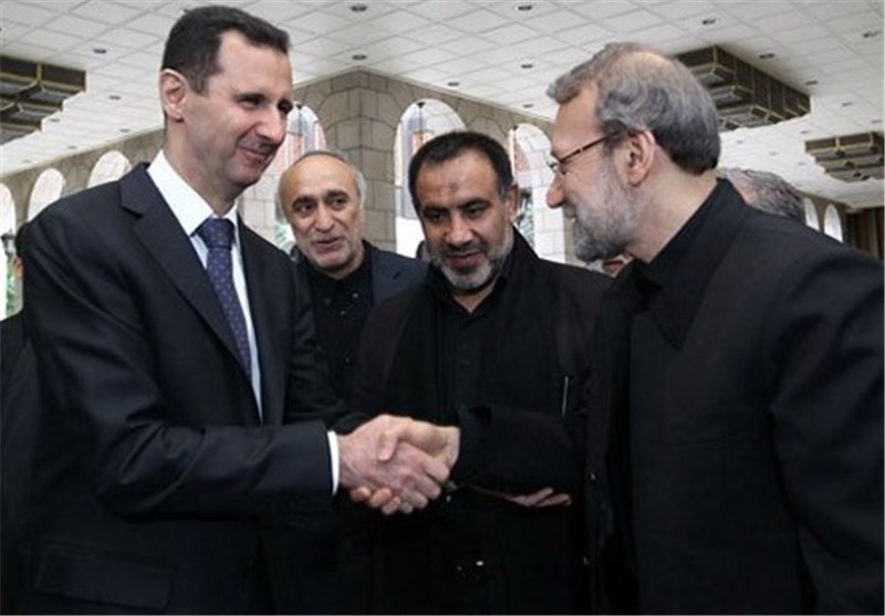 لاریجانی و بشار اسد دیدار کردند