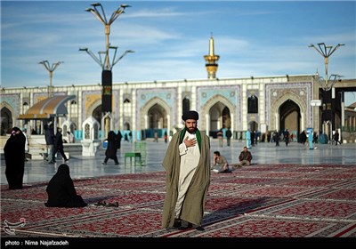 Pilgrims in Holy Shrine of Imam Reza (AS) in Mashhad