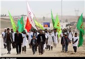بیش از 1400 زائر پیاده وارد مشهد مقدس شده‌اند