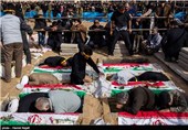 تشییع شهدای گمنام - یزد
