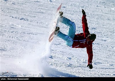 International Snowboard League Competitions in Tehran