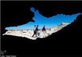 استقبال مسافران نوروزی از دره ستارگان قشم
