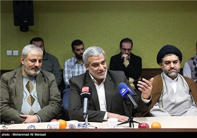 سخنرانی مجید قلی زاده مدیر عامل خبرگزاری تسنیم در مراسم تقدیر از عوامل سریال پرده نشین 