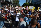 اعتراض دوباره ساکنان لس‌آنجلس نسبت به سوءعملکرد پلیس آمریکا