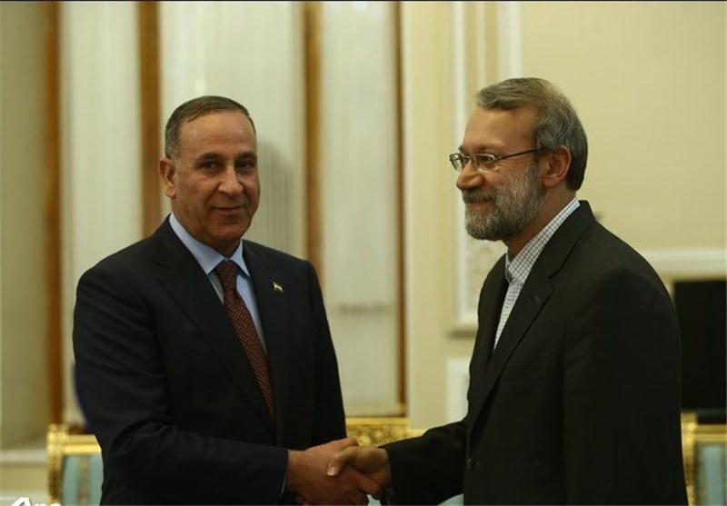 وزیر دفاع عراق با لاریجانی دیدار و گفت‌وگو کرد