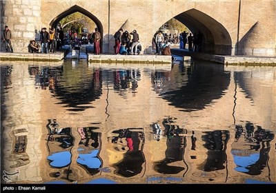 Zayanderud River in Iran's Isfehan Province