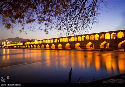 Zayanderud River in Iran's Isfehan Province