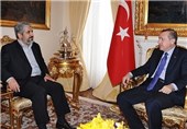 سفر مشعل به ترکیه و دیدار با اردوغان