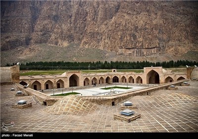 Bisutun Inscription near Iranian Western City of Kermanshah