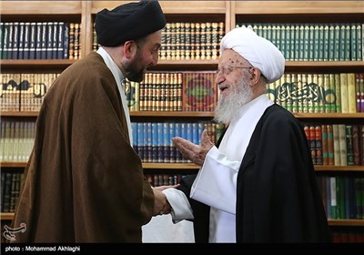 Iraq’s Ammar Hakim Meets Senior Iranian Clerics