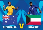 ترکیب اولیه استرالیا و کویت اعلام شد
