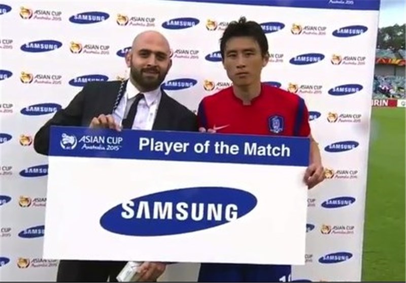 کو جا چئول بهترین بازیکن بازی کره‌جنوبی - عمان شد