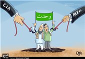 کاریکاتور/ شیعه انگلیسی، سنی آمریکایی