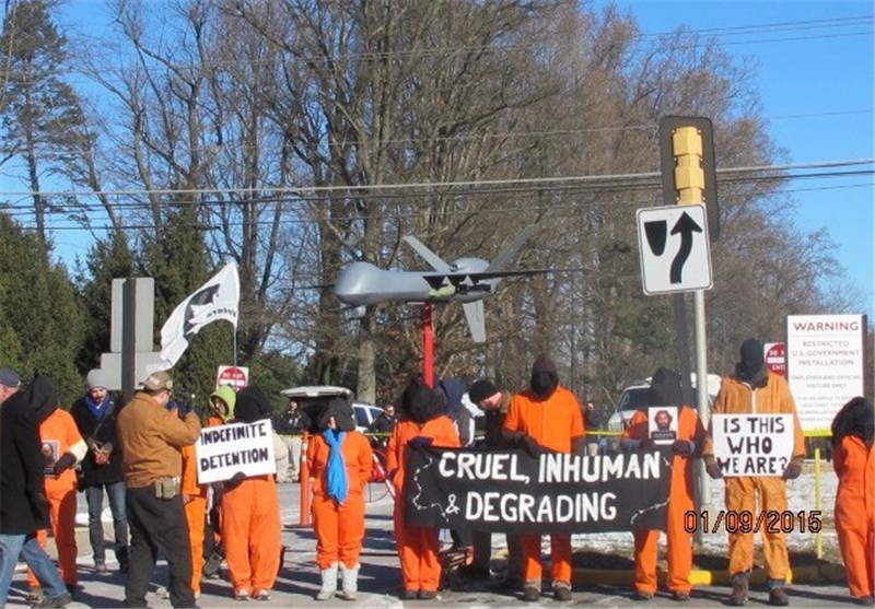 Demonstrators in Virginia Call for Guantanamo Shutdown