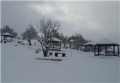برف، شمال خوزستان را سفید‌پوش کرد + تصاویر