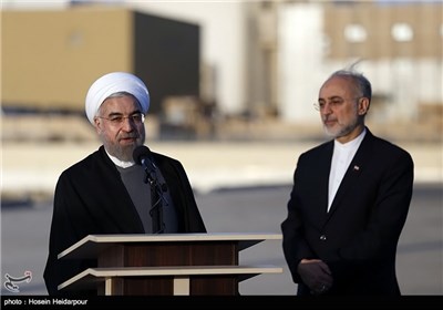 حضور رئیس جمهور در نیروگاه بوشهر