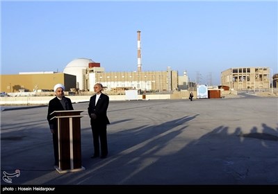 حضور رئیس جمهور در نیروگاه بوشهر