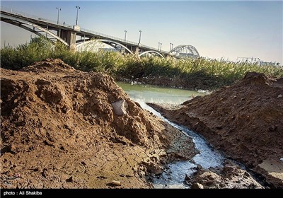 کارون در محاصره فاضلاب - اهواز