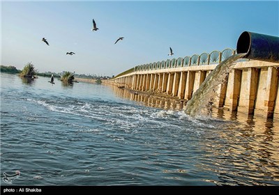 کارون در محاصره فاضلاب - اهواز