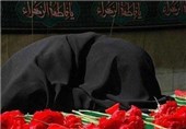 مراسم استقبال از پیکر گلگون کفن «شهید بیژن شفیعی» در همدان برگزار شد