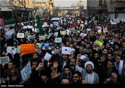 People in Tehran Stage Rally to Protest Desecration of Prophet Muhammad