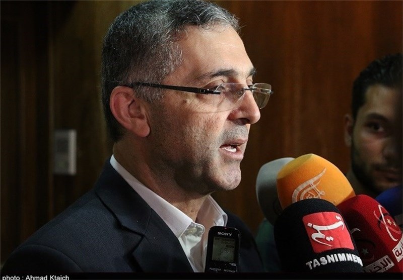 الوزیر علی حیدر:الرایة التی ترفع من دمشق تعلو على کل الرایات