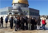 فیلم/ممانعت از ورود نمازگزاران فلسطینی به مسجد الاقصی