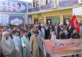 طلاب استان گلستان در اعتراض به اقدام موهن «شارلی ابدو» تجمع کردند