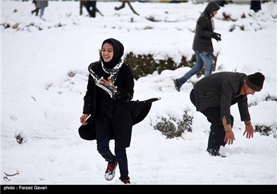 نخستین بارش برف زمستانی در کرمان