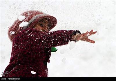 نخستین بارش برف زمستانی در کرمان