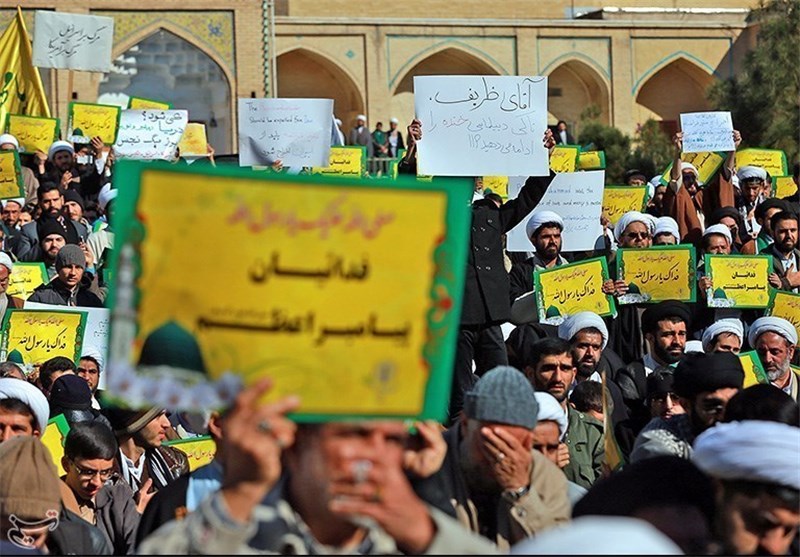 راهپیمایی محکومیت توهین به ساحت مقدس پیامبر(ص) در استان ایلام برگزار شد