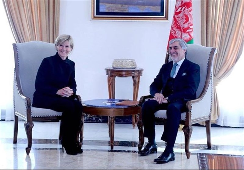تأکید وزیر خارجه استرالیا بر ادامه کمک‌ها به افغانستان در دیدار با عبدالله + تصاویر