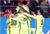 صعود بارسلونا به جمع 4 تیم با حذف اتلتیکو مادرید 9 نفره