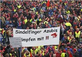 اعتصاب 70 هزار کارگر آلمانی در اعتراض به وضعیت دستمزد