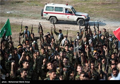 Basij Forces Hold Drills in Northern Iran