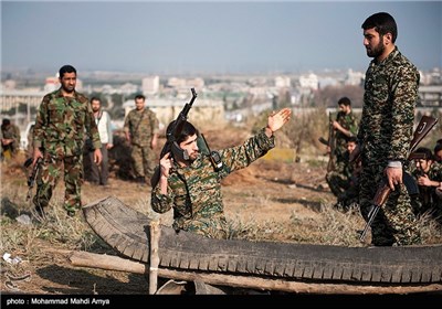 Basij Forces Hold Drills in Northern Iran