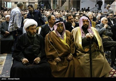 مراسم ختم شهدای ایران و حزب الله در قنیطرة در دمشق - سوریه