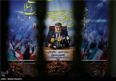 نشست خبری محسن صباغ رئیس کمیته مراسم دهه فجر انقلاب اسلامی
