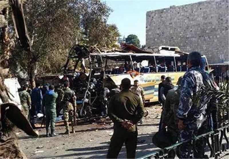 &quot;جبهة النصرة&quot; الإرهابیة تتبنى تفجیر الحافلة اللبنانیة وسط دمشق