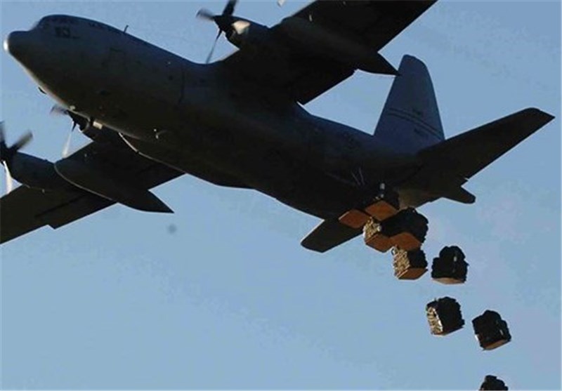 طائرة مجهولة تلقی أسلحة وأعتدة على عناصر&quot;داعش&quot; فی محافظة الأنبار العراقیة