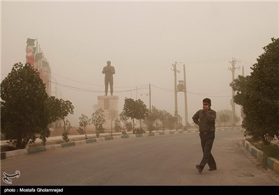 Heavy Dust Pollution in Iran’s Southwestern City of Ahvaz